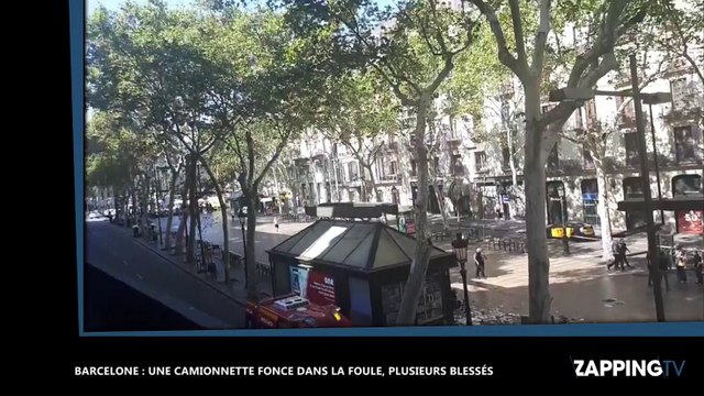 Barcelone : une camionnette fonce dans la foule, plusieurs blessés (vidéo)