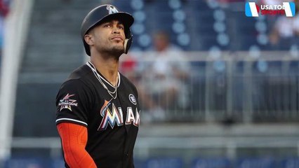 Giancarlo Stanton is shooting for 61 home runs