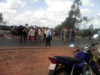 Cierran ruta en la rotonda de Yay Cañy para exigir subsidio agrícola 17 de Agosto de 2017