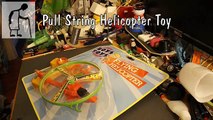 Plastique en volant aéroporté militaire tirer chaîne en volant hélicoptère jouet