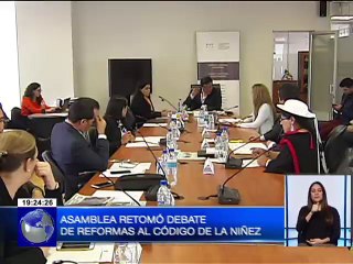 Asamblea retomó debate de reformas al Código de la Niñez