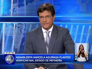 Asambleísta Marcela Aguiñaga planteó verificar mal estado de refinería