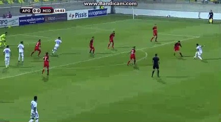 Chambos Kyriakou Goal Apollon Limassol (Cyp) FC Midtjylland (Den) 17.08.2017