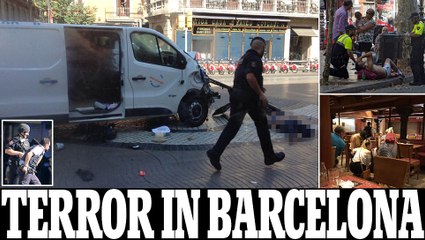 Barcelona crash_ Van ploughs into people in Las Ramblas