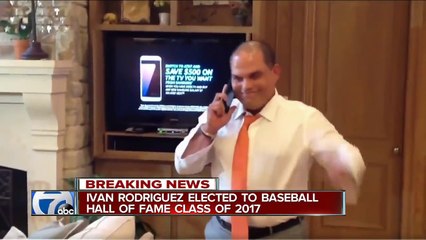 Former Tigers catcher Ivan Rodriguez elected to Baseball Hall of Fame