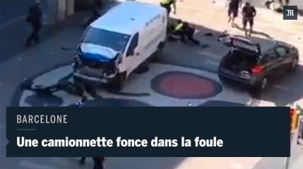 Barcelone : les images des évacuations et interventions policières