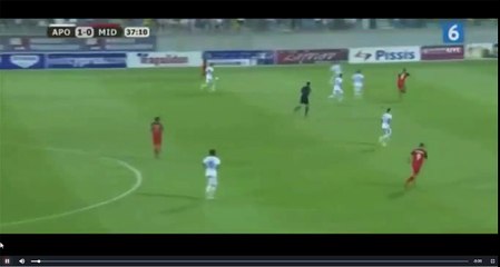 Alexander Sorloth Goal - Apollon Limassol vs FC Midtjylland 1-1  17.08.2017 (HD)