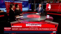 i24NEWS DESK | Report: CIA warned Spain intel on possible attack | Thursday, August 17th 2017