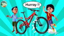 Shiva ANTV New Bicycle Learn Colors 4K VIDEO Preschool Education for Kids | Open Egg Surpr