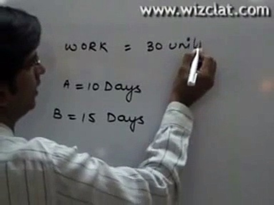 Time & work - Ajay Sir - Part 1 of 2
