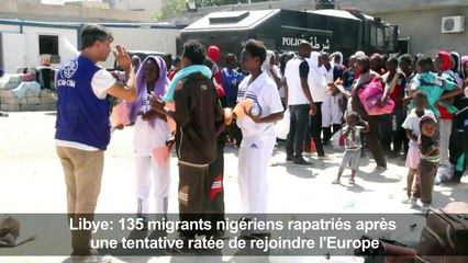 Libye: 135 migrants nigérians rapatriés (responsable)