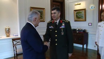 Kuvvet Komutanlarından Başbakan Yıldırım'a Veda Ziyareti