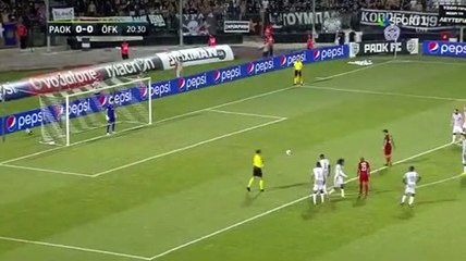 Brwa Nouri (Penalty) GOAL HD - PAOK (Gre) 0-1 Ostersunds (Swe) 17.08.2017