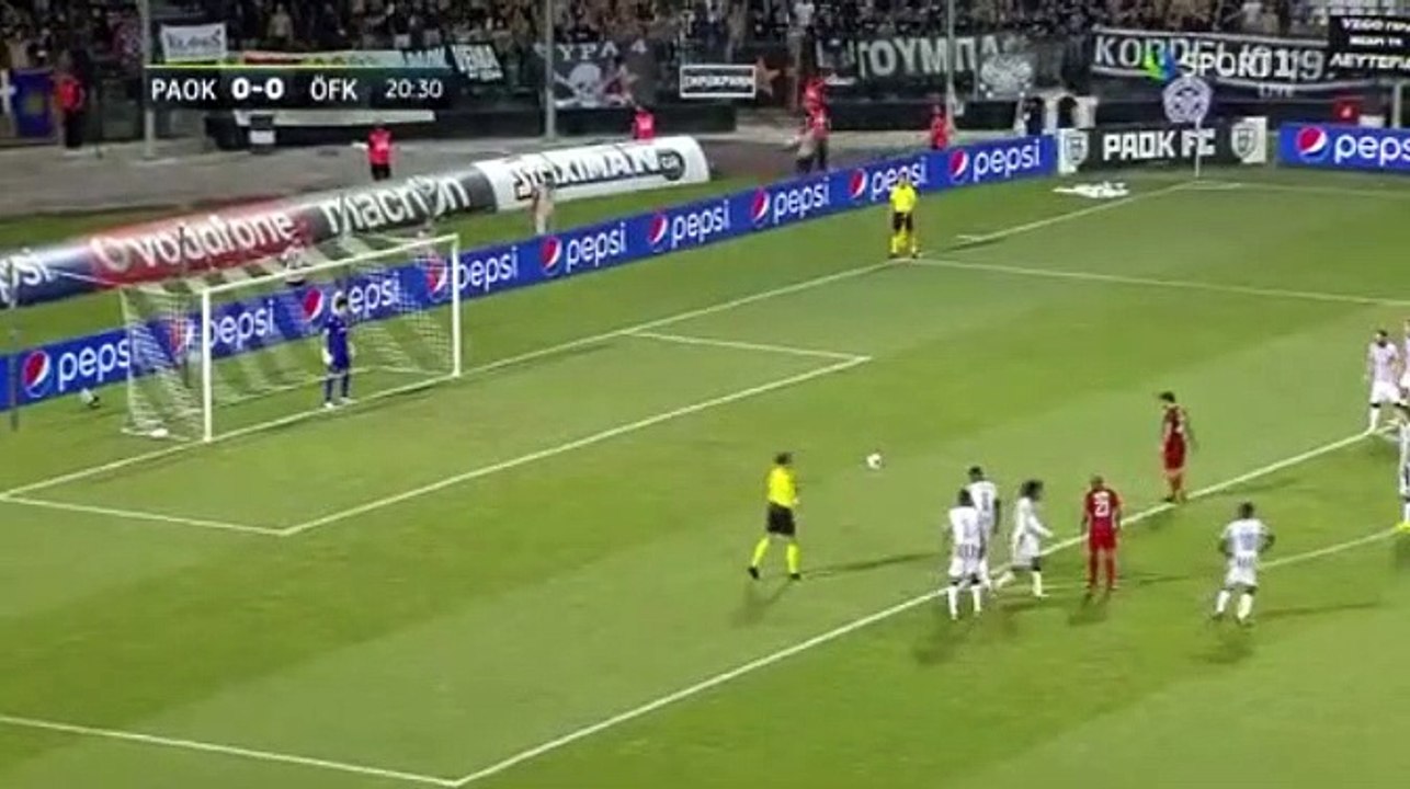 Brwa Nouri (Penalty) GOAL HD - PAOK (Gre) 0-1 Ostersunds (Swe) 17.08.2017