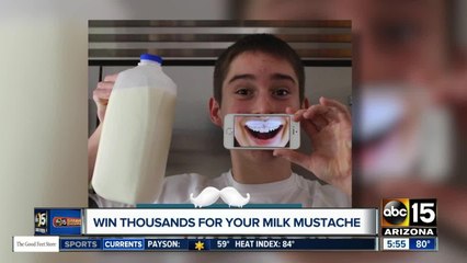 Win thousands for your milk mustache
