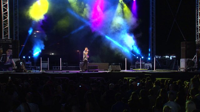 Actuación de Carlos Donoso en las Fiestas de Butarque 2017 de Leganés