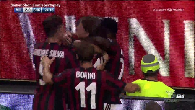 Riccardo Montolivo Goal HD - AC Milan 2 - 0 Shkendija - 17.08.2017 (Full Replay)
