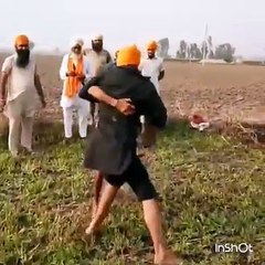 punjabi fight old man slays young