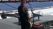 Steven Adler At Guns N Roses Rehersals At Nashville Nissan Stadium July 9/16