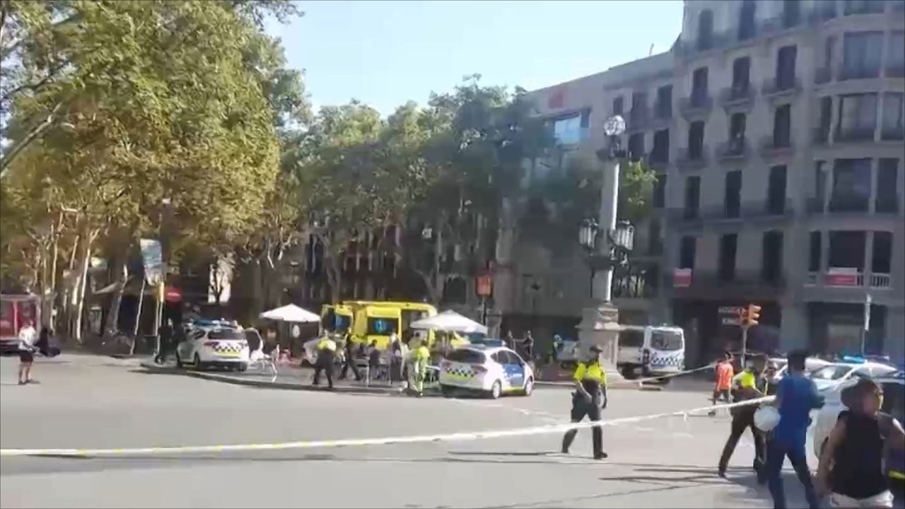 قتلى وجرحى بعملية دعس في برشلونة