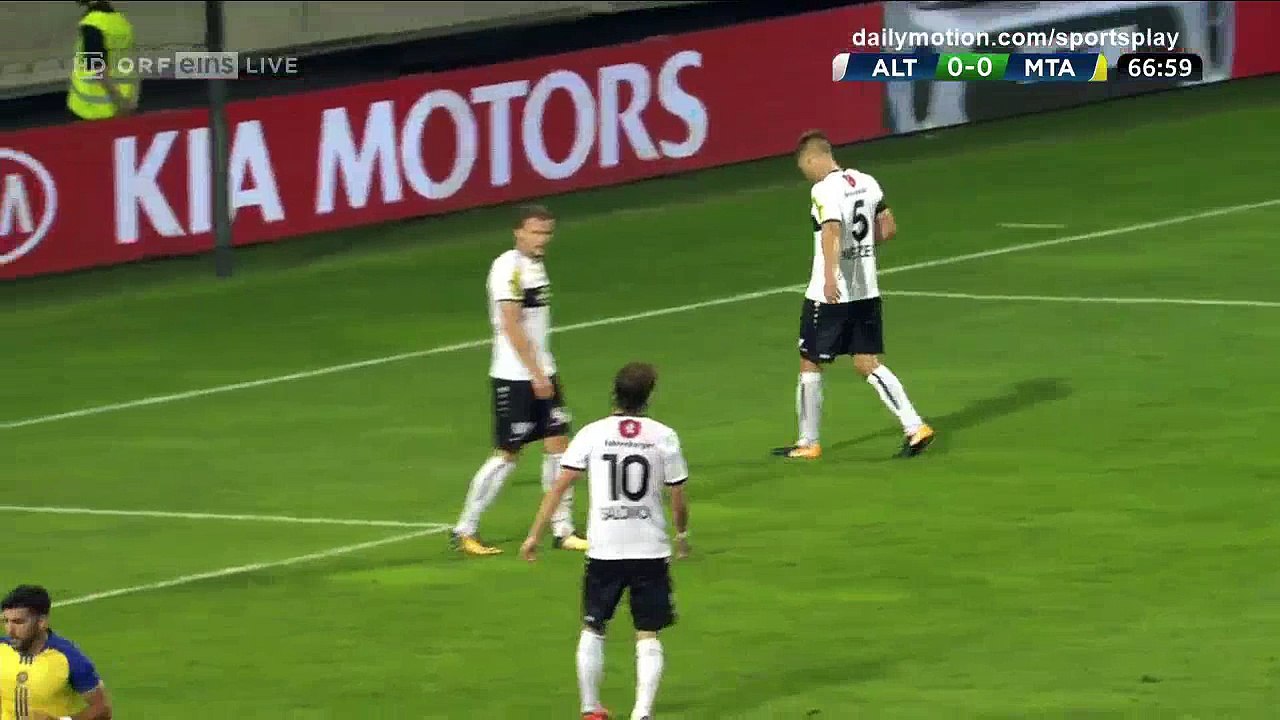 Kjartansson Goal HD - Altach 0 - 1 Maccabi Tel Aviv - 17.08.2017 (Full Replay)