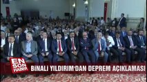 Binali Yıldırım'dan Korkutan Deprem Açıklaması