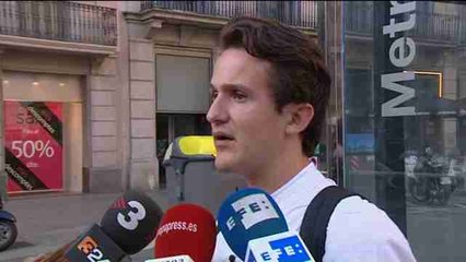 Testigo del atentado de Barcelona: "El conductor iba haciendo eses queriendo dar a la gente"