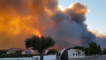 Incendios obligan a evacuar a vecinos de varios pueblos portugueses