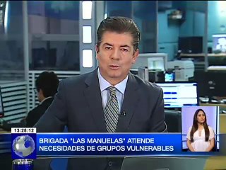 Rocio de Moreno recorrió viviendas junto a Brigada Las Manuelas