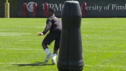Steelers experimenting with robot tackling dummies