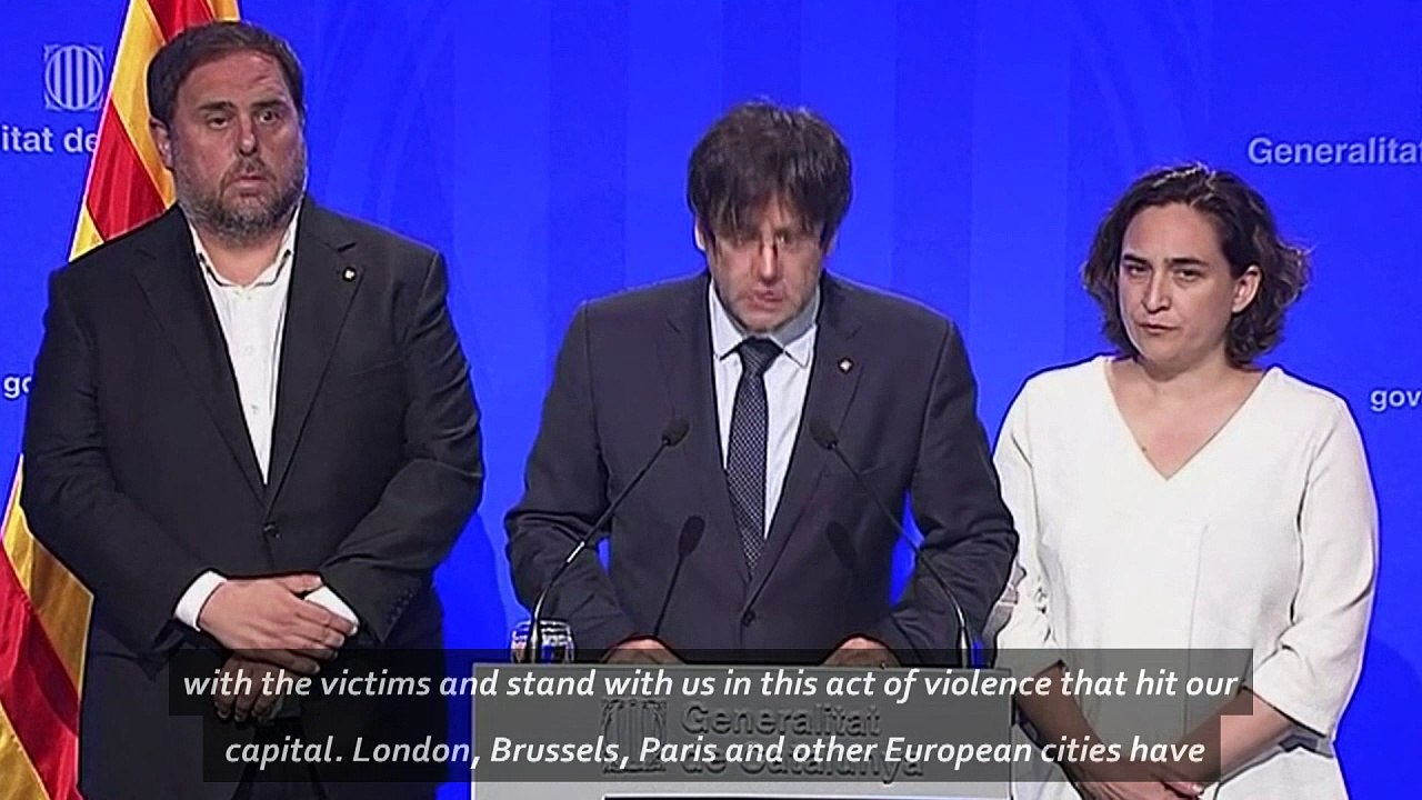 Catalan president condemns attack in Barcelona