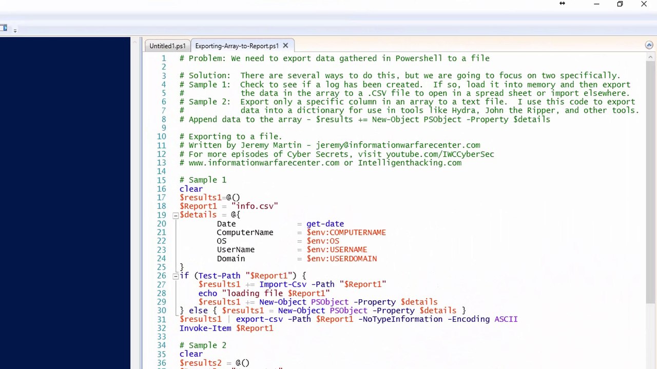 IWC-JtT-010-Powershell-Export-CSV-ASCII-UTF8-Array
