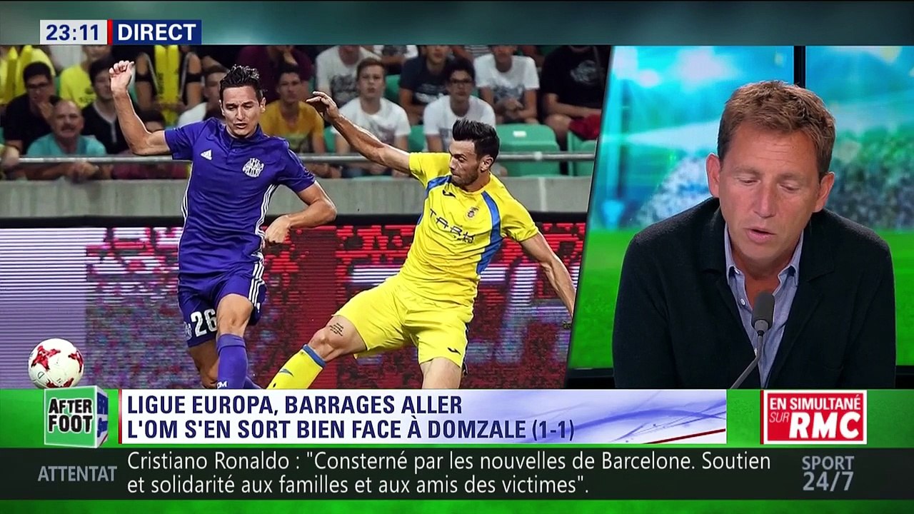 Le gros coup de gueule de Dimitri, supporter de l'OM, dans l'After après le nul de l'OM à Domzale