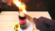 EXPERIMENT Glowing 1000 degree KNIFE VS COCA COLA[1]