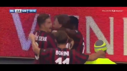 AC Milan vs Shkendija 6-0 All Goals & Highlights 17.08.2017 HD