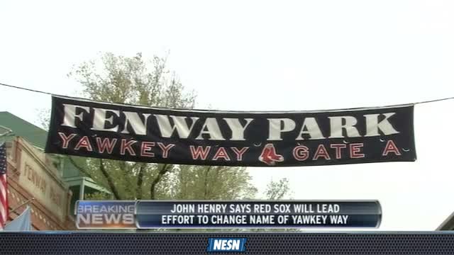 NESN Live: John Henry Says Red Sox Will Lead Charge To Change Yawkey Way Name