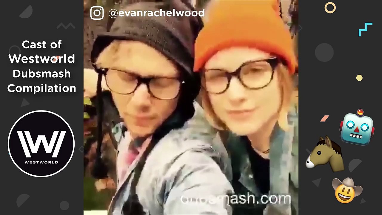 Evan Rachel Wood + Westworld HBO Cast Dubsmash Compilation