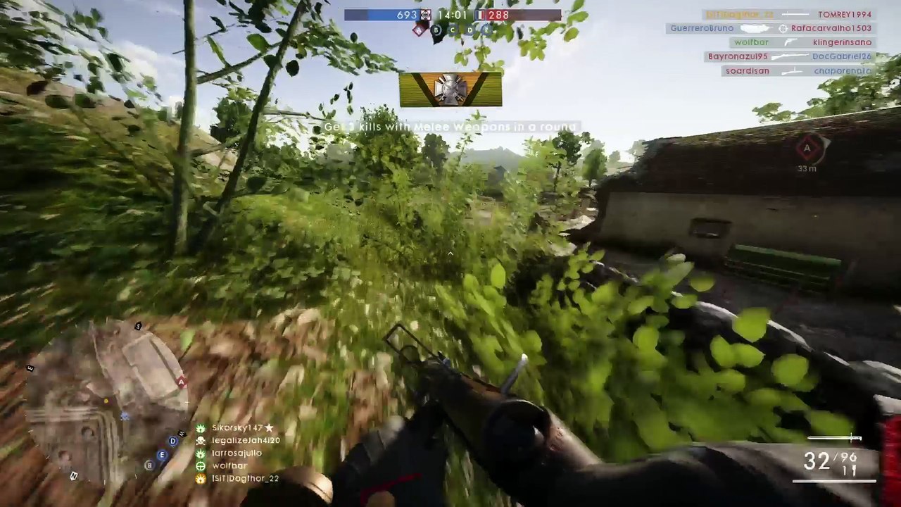 Caçando sniper no mato