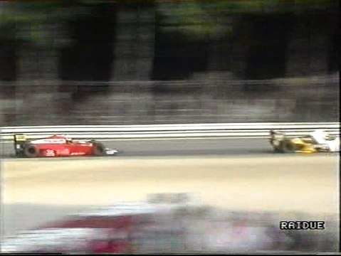 Gran Premio d'Italia 1989: Ritiri di A. Senna, De Cesaris e Caffi e intervista ad A. Senna