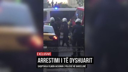 Sulmi në Barcelonë, shqiptarja filmon ndalimin e të dyshuarit - Top Channel Albania - News - Lajme