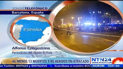 “No sé si hay policías que puedan luchar contra alguien que no teme a morir y que usa cualquier cosa para matar”: periodista Alfonso Congostrina sobre atentado en Barcelona