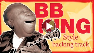 BB KING Style Blues Backing Track in A
