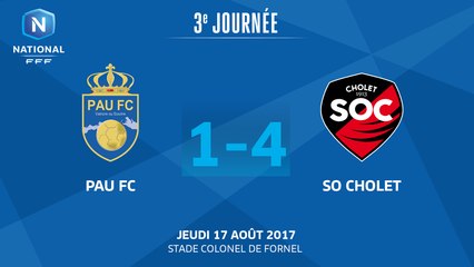 J3 : Pau FC – SO Cholet (1-4), le résumé