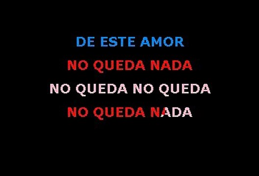 Tito Nieves y La India - Ya No Queda Nada Salsa (Karaoke)