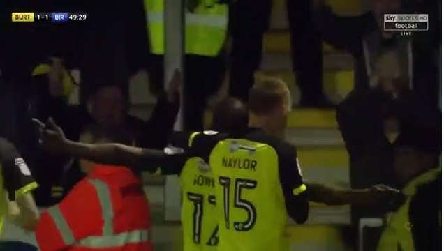 Marvin Sordell GOAL HD - Burton 1-1 Birmingham 18.08.2017