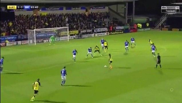 Lloyd Dyer Super Goal HD - Burton 2-1 Birmingham 18.08.2017