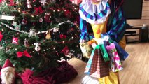 Harley Quinn takes out the creepy scary killer clown and saves Christmas. (New skit)