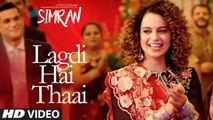 Latest Hindi Songs - Lagdi Hai Thaai - HD(Full Song) - Simran - Kangana Ranaut - Guru Randhawa, Jonita Gandhi - Sachin - Jigar - PK hungama mASTI Official Channel