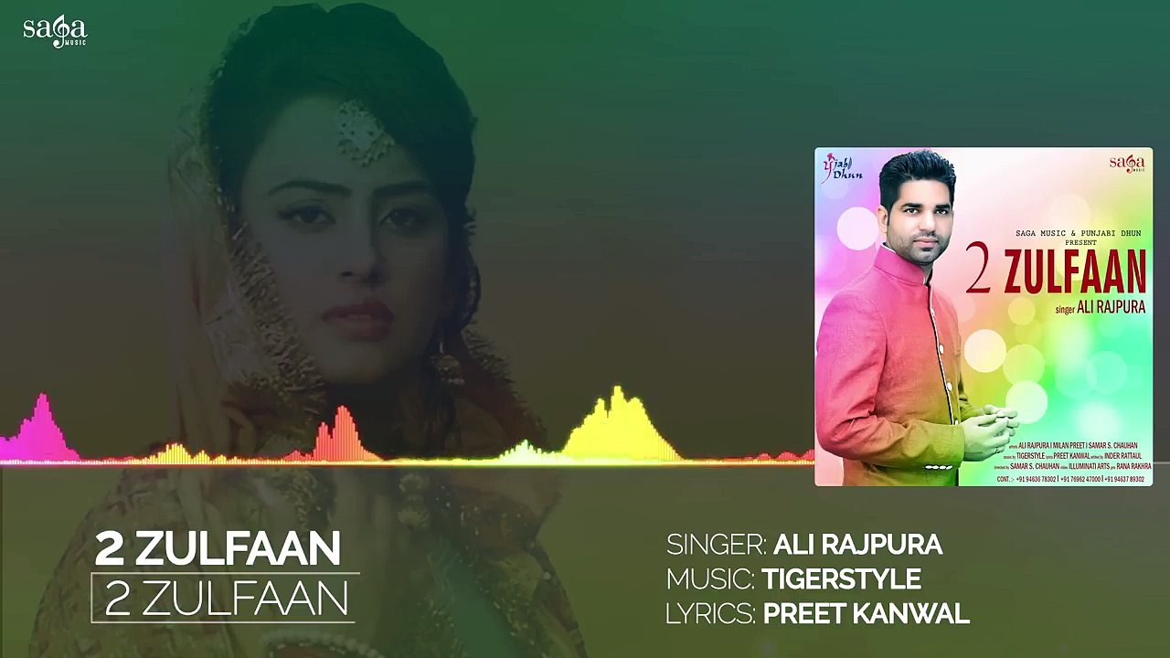 2 Zulfaan _ Ali Rajpura _ TigerStyle _ New Punjabi Songs 2017 _ Saga Music-hU7mEefm59w