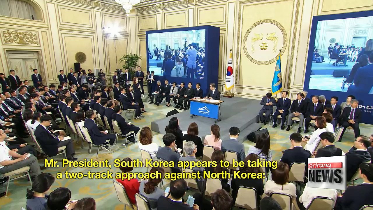 North Korea's completion of ICBM tipped with nuclear warhead is President Moon's "red line"